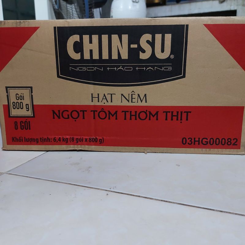 [Mã 2010FMCGSALE giảm 8% đơn 500K] Hạt Nêm Chinsu ngọt Tôm thơm Thịt 800g