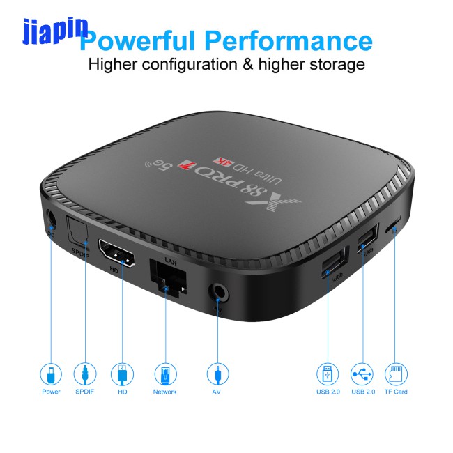 Chip H313 4k T 10.0 Android Hd Tv X88 Box Pro