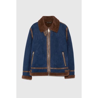 Áo khoác Zara Man da lộn chính hãng