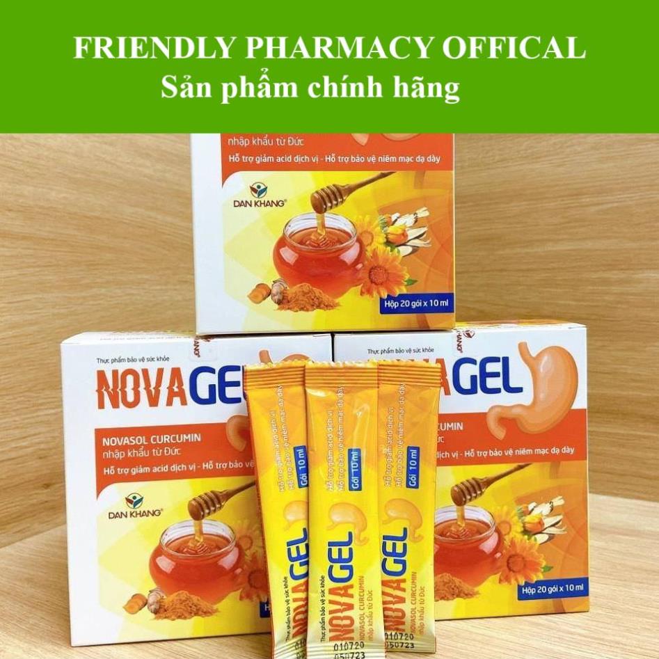 Novagel – Gói uống hỗ trợ giảm đau dạ dày ( Hộp 20 gói)