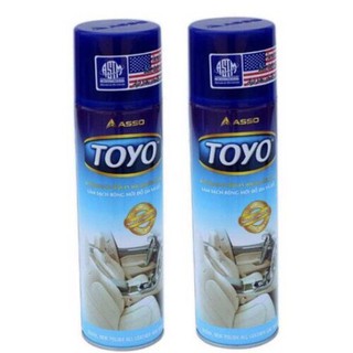 Chai xịt đánh bóng gỗ, da salon, ghế da Toyo