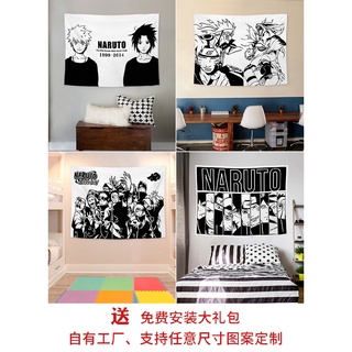 Thảm Treo Tường Họa Tiết Hoạt Hình Naruto Độc Đáo Trang Trí Nhà Cửa