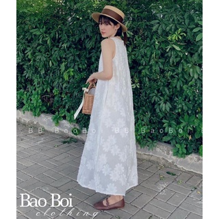 Váy Sát Nách Hoa Chìm 3 Màu - 23rd.September