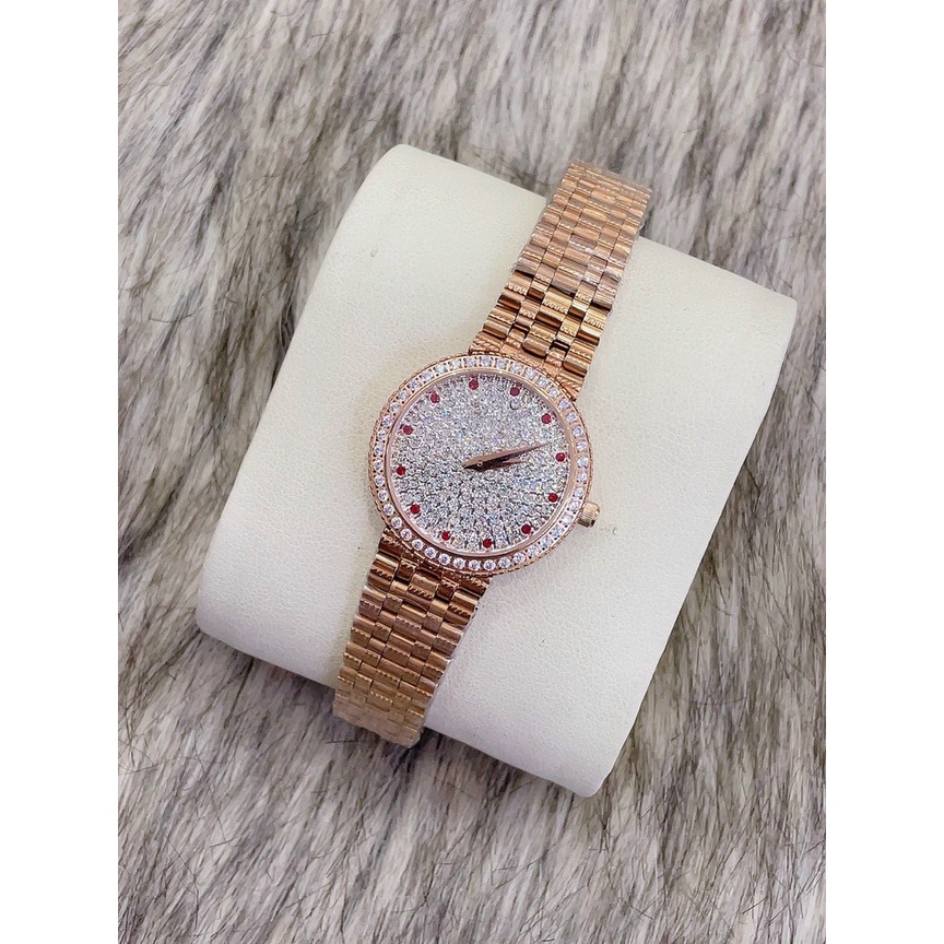 Đồng Hồ Nữ GALA limelight_piaget - dây thép - mặt nạm đá - size 28mm