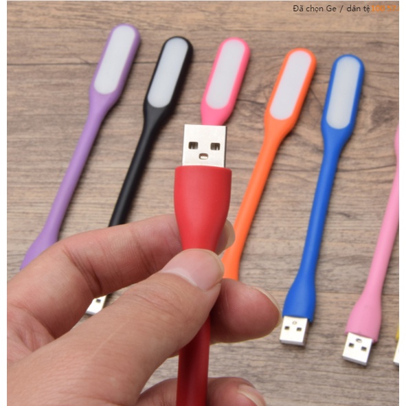 Đèn led usb soi lap top silicon thân dẻo-đèn chiếu sáng gấp gọn