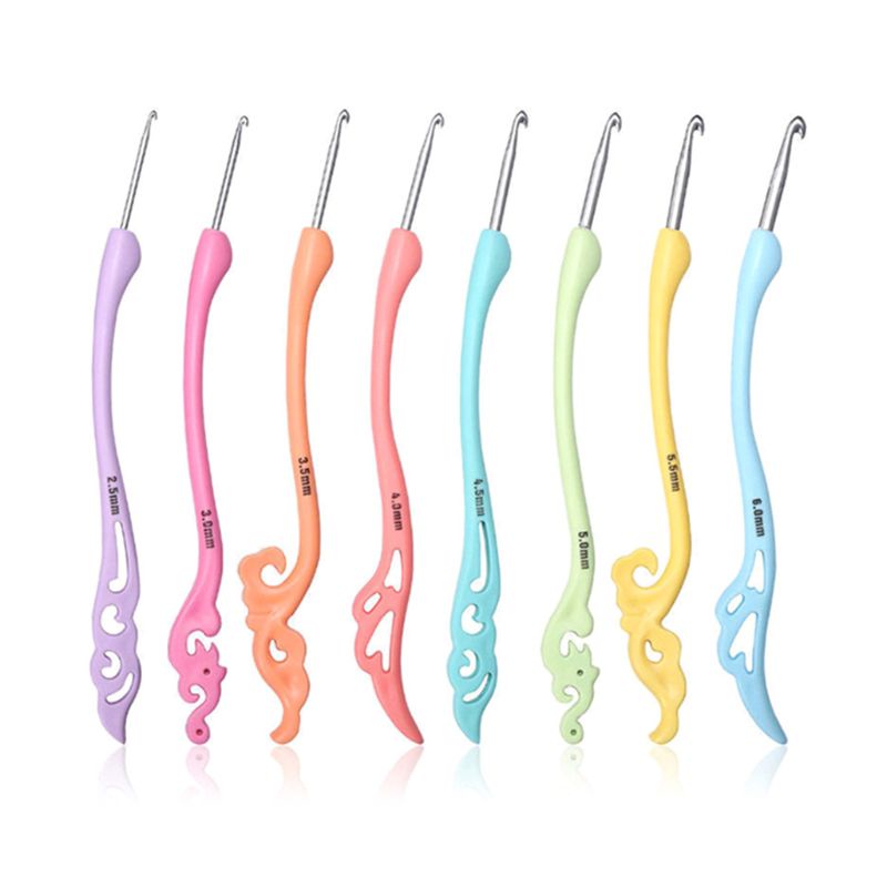 Set 8 Móc Đan Len Bằng Nhôm Tiện Dụng