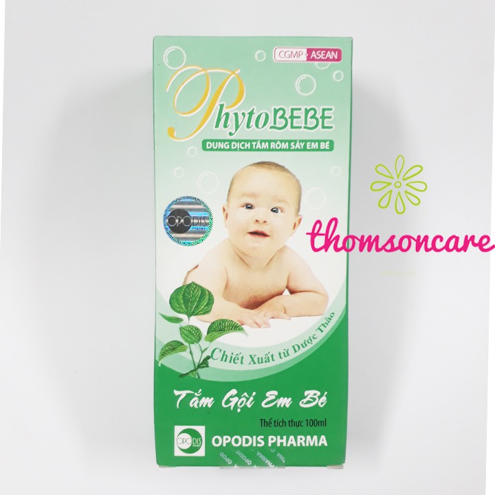 Dung Dịch Tắm Rôm Sảy Phytobebe