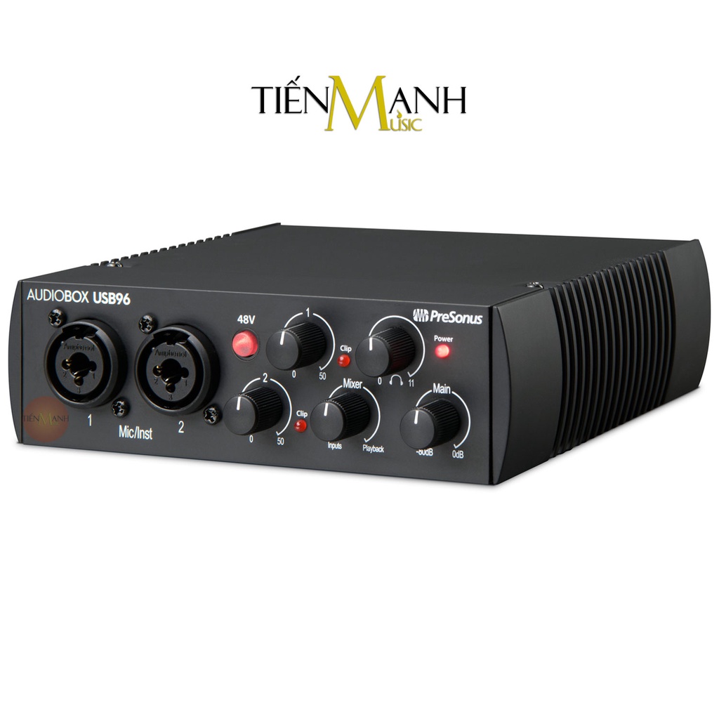 [Chính Hãng] Soundcard PreSonus AudioBox USB 96 Bộ Thu Âm Thanh và Livestream Audio Interface Sound Card Audio Box USB96