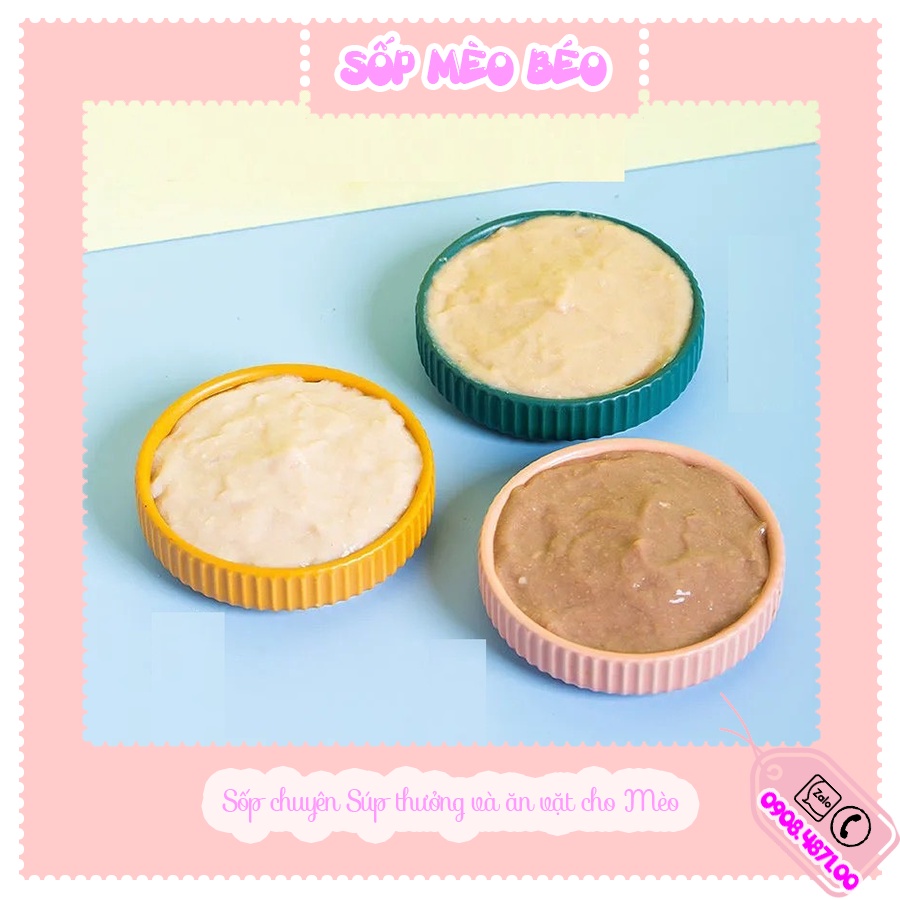 Súp thưởng 15gr Xiao Wang gà, cá ngừ, cá hồi đủ vị dinh dưỡng cho Mèo