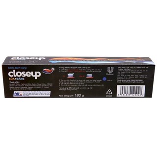 Kem Đánh Răng Dạng Gel Closeup lửa Băng 180g
