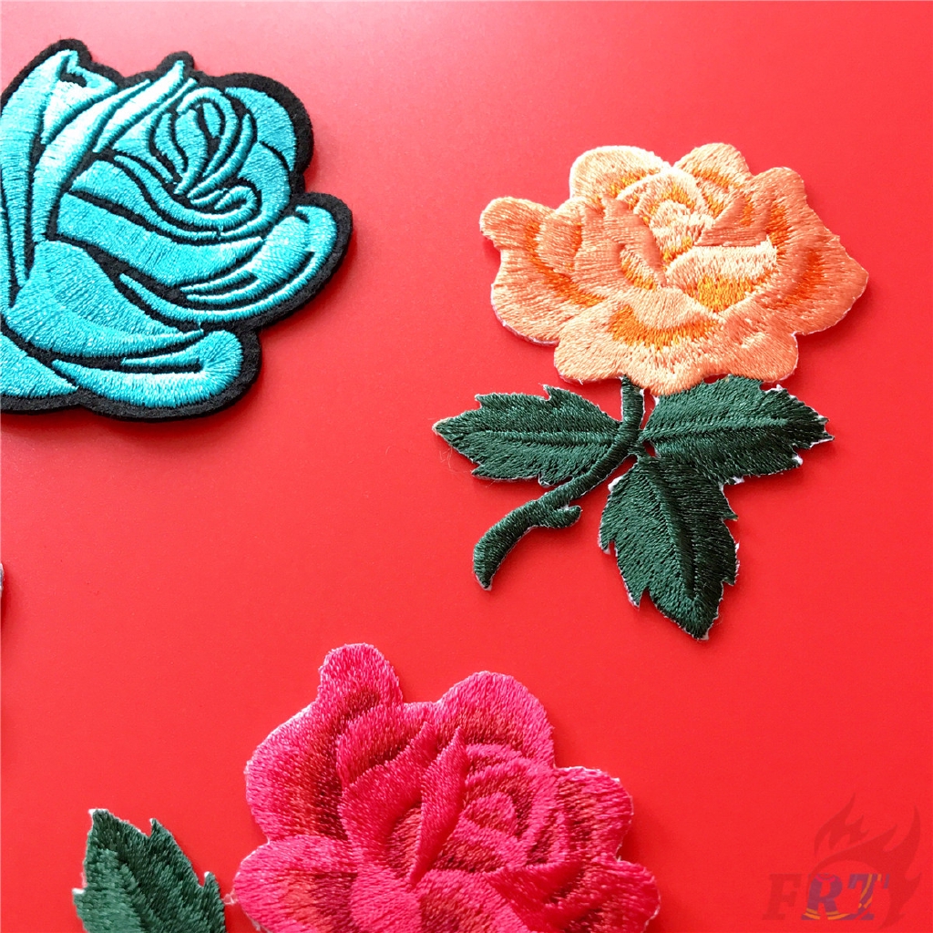 ☸ Blue Enchantress / Rose Patch ☸ 1Pc Diy Sew on Iron on Badge Patches Apparel Appliques