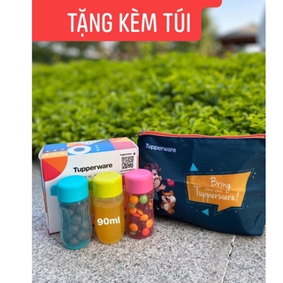 BỘ BÌNH NƯỚC ECO BOTTLE 90ML nhỏ gọn kèm túi đựng