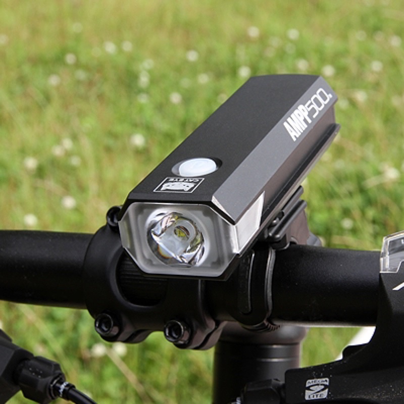 Đèn pha xe đạp CATEYE AMPP 500 Lumen, Sạc lại USB, Chống nước IPX4