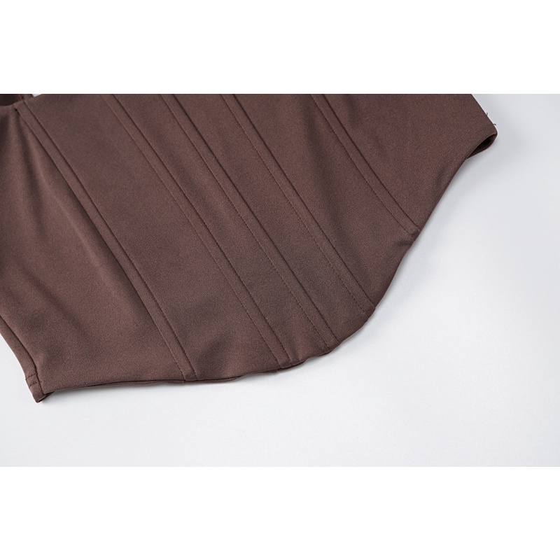 Áo Tank Top Cổ Vuông Thiết Kế Ôm Sát Tôn Dáng