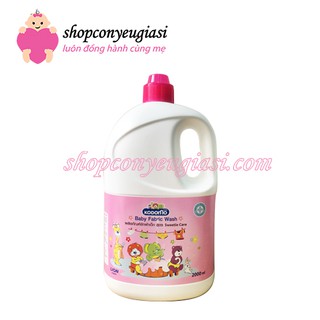Dung dịch giặt xả kodomo 2000ml - hồng -made in thái lan