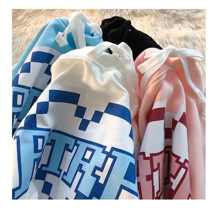 Áo hoodie tay dài phong cách Hàn Quốc thời trang 4 màu tùy chọn size M-2XL