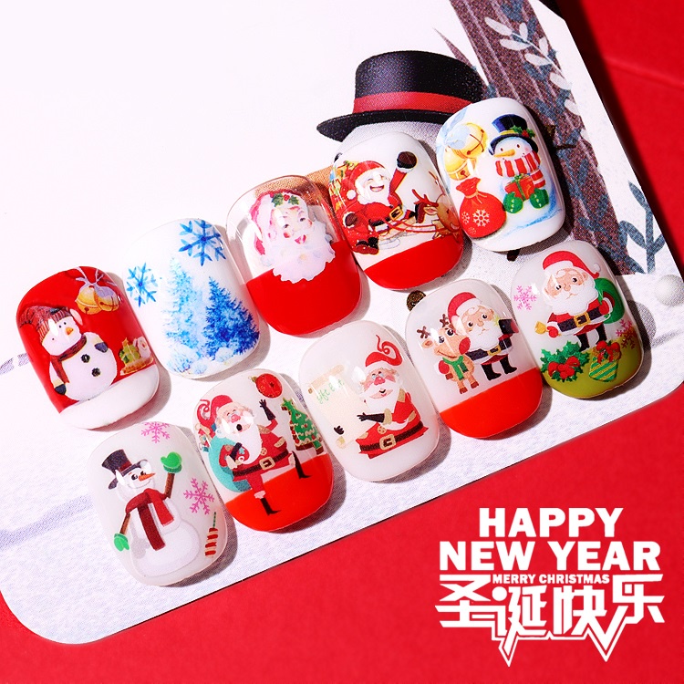 Sticker 3D | Giáng Sinh Noel 2022 | Merry Christmas | Hình Dán Móng