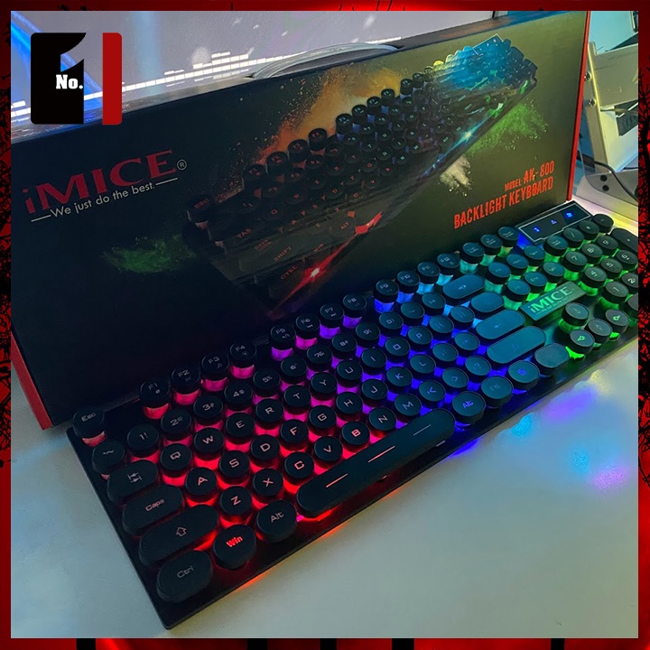 Bàn Phím Gaming Máy Tính IMICE AK800 Led Rgb Bàn Phím Vi Tính Laptop Pc Chơi Game Có Dây