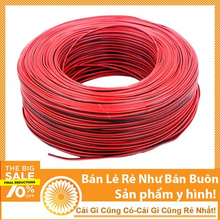 20m dây đôi đỏ đen