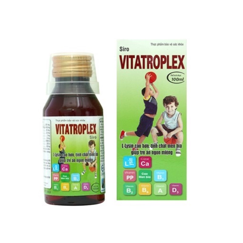 Siro Vitatroplex Bổ Sung Vitamin và Khoáng Chất Cho Trẻ Em 100ml