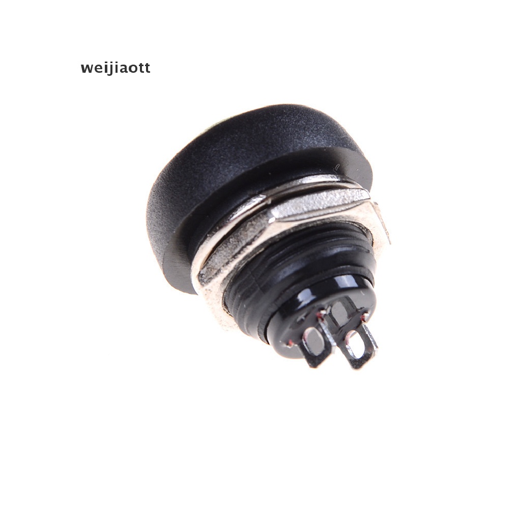 weijiaott New Colourful 12mm Waterproof momentary ON/OFF Push button Mini Round Switch WT