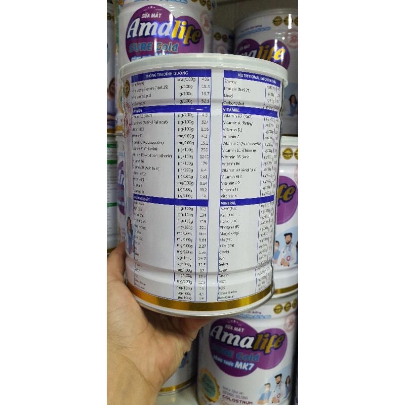 Sữa Amalife suregold 900g date mới