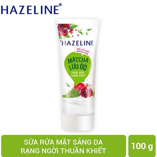 Sữa Rửa Mặt Sáng Da Hazeline Matcha - Lựu Đỏ 100ml