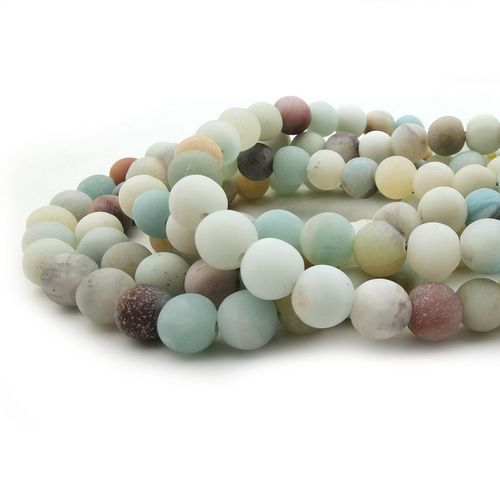 Chuỗi Hạt Đá Nham Thạch Đỏ 6mm/8Mm Dùng Làm Trang Sức Cho 1 Sợi