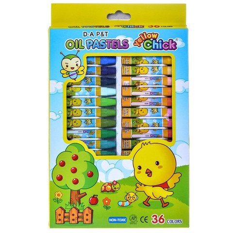 Sáp dầu Dooly Hộp giấy,Sáp Con gà, Dooly Oil Pastel-Dụng cụ vẽ Tâm Tâm