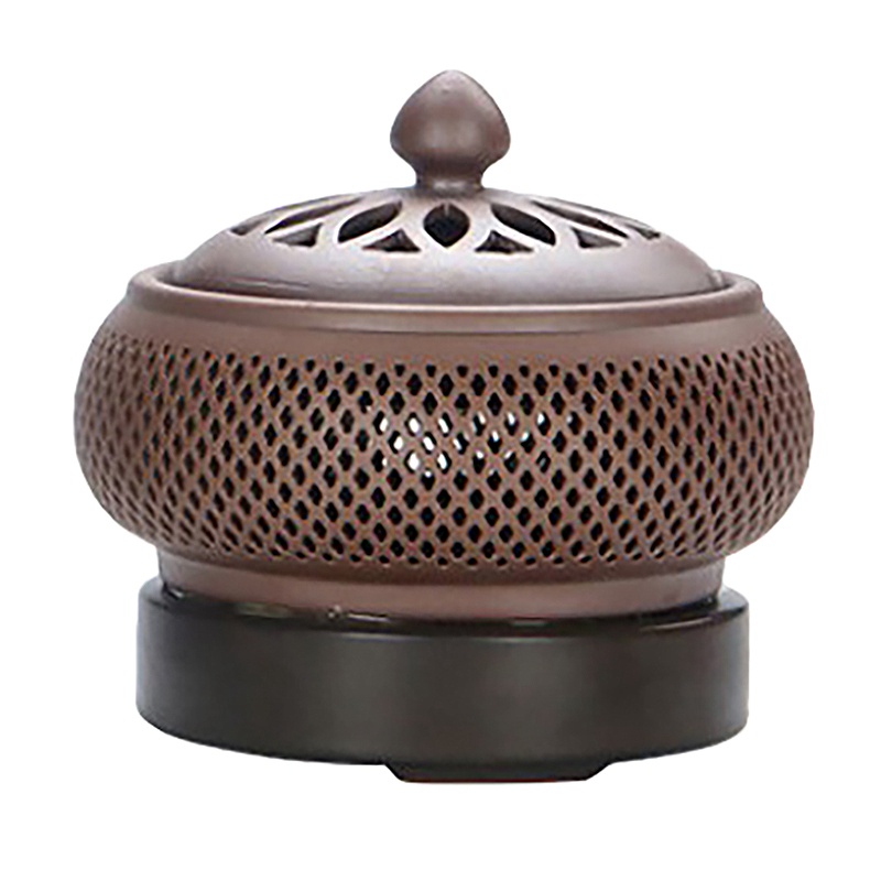 Đèn xông tinh dầu bằng điện 220V có thể điều chỉnh nhiệt độ sử dụng tiện lợi