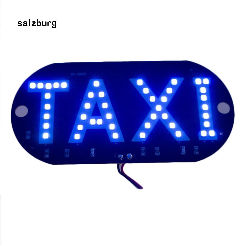 Bảng đèn LED chữ TAXI gắn kính chắn gió xe hơi tiện dụng