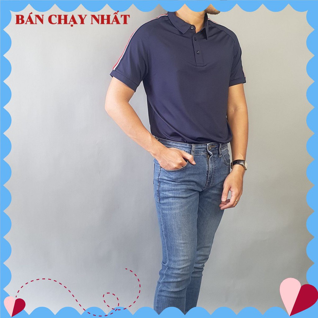 Áo Thun Nam Tay Ngắn | Áo Phông Nam Tay Lỡ Cổ Đứng Thời Trang Cao Cấp A02-19 AtomictShop