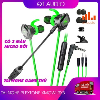 [QTAUDIO]Tai nghe plextone xmowi RX3,tai nghe game dual mic cực hot,chơi tốt PUBG,COD