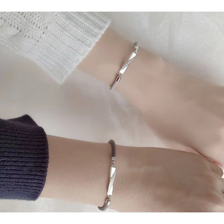 [Coisíní] Mobius Bracelet High Quality For Couple Braided Hand Rope Gift For Boyfriend And Girlfriend Valentine's Day Present