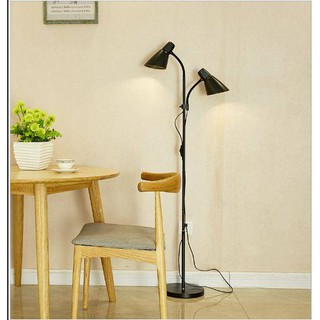 Đèn cây đứng - đèn sàn trang trí nội thất 2 bóng furnist dc9011 - dc9011