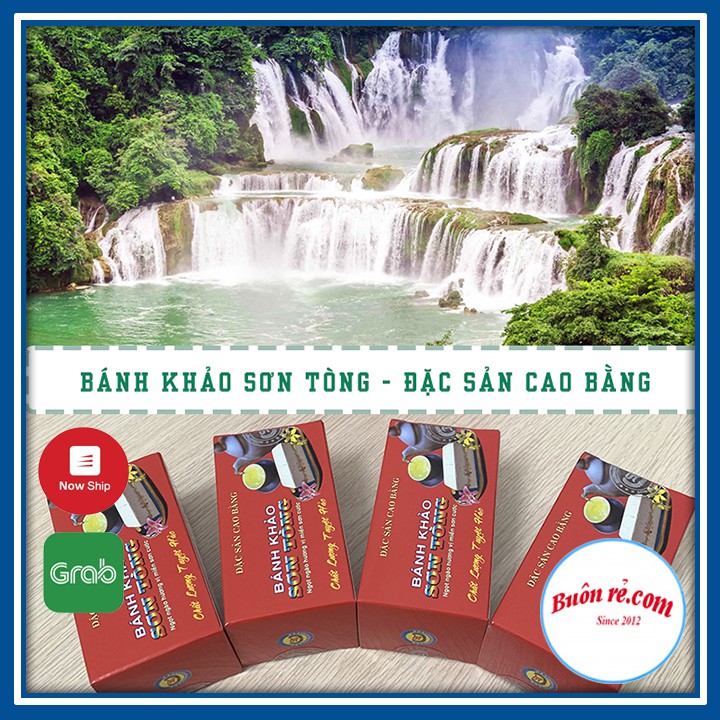 [Mã 267FMCGSALE giảm 8% đơn 500K] (Mẫu mới) Hộp 1 phong Bánh khảo Sơn Tòng - đậm đà hương vị Cao Bằng Buôn Rẻ 01267