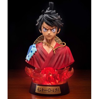 Mô hình Luffy bán thân sáng đèn