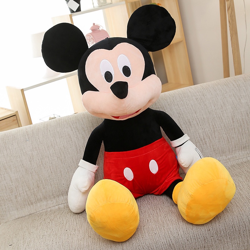 Chuột Mickey Nhồi Bông Mềm Mại Xinh Xắn Búp Bê Nhồi Bông Dễ Thương Đồ chơi sang trọng Quà tặng trẻ em xoa dịu đồ chơi