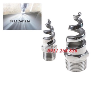 ĐẦU PHUN XOẮN ỐC 3/8” 17mm Phun Hình Nón Làm Mát Không Khí Dập Khói Bụi Xử Lý Khí Phun Rửa Làm Sạch Chữa Cháy