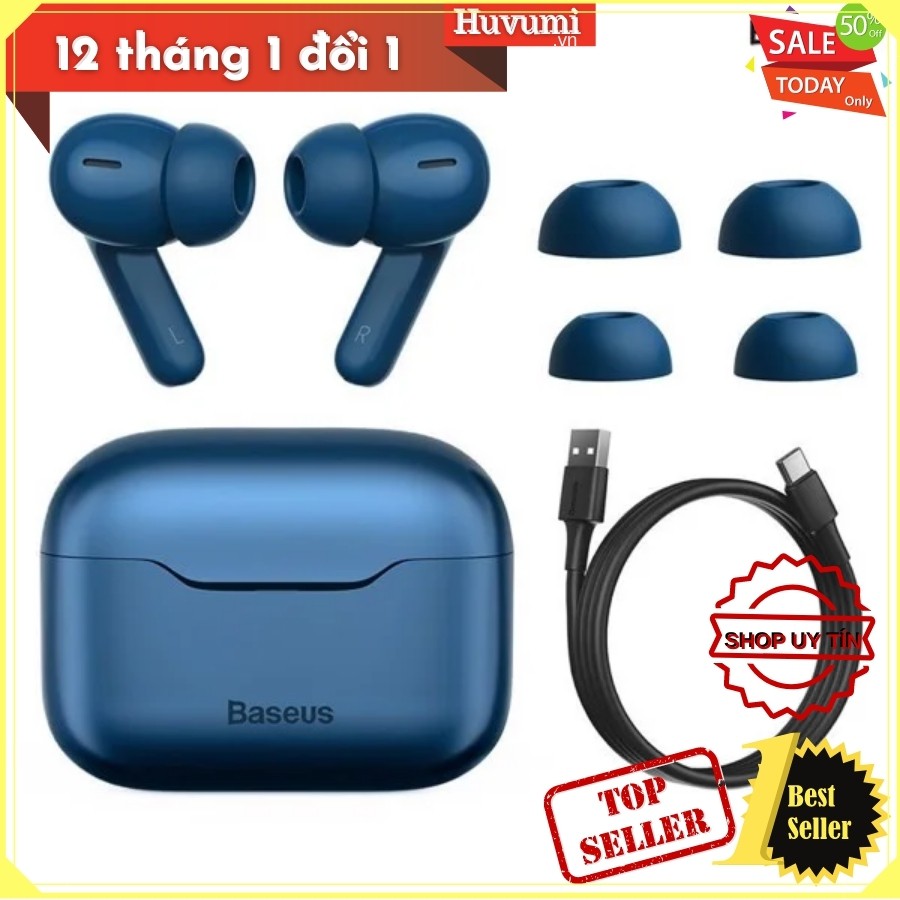 [Chính hãng-Sẵn] Tai nghe TWS chống ồn chủ động Baseus SIMU ANC S1 / S1 Pro True Wireless Earphone LV917-WL