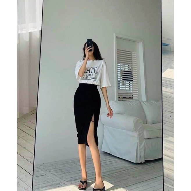 Chân Váy Rút Dây 1 Bên_Tôn dáng_Vải Dày_Siêu Co Giãn [Video+Ảnh Thật] | BigBuy360 - bigbuy360.vn