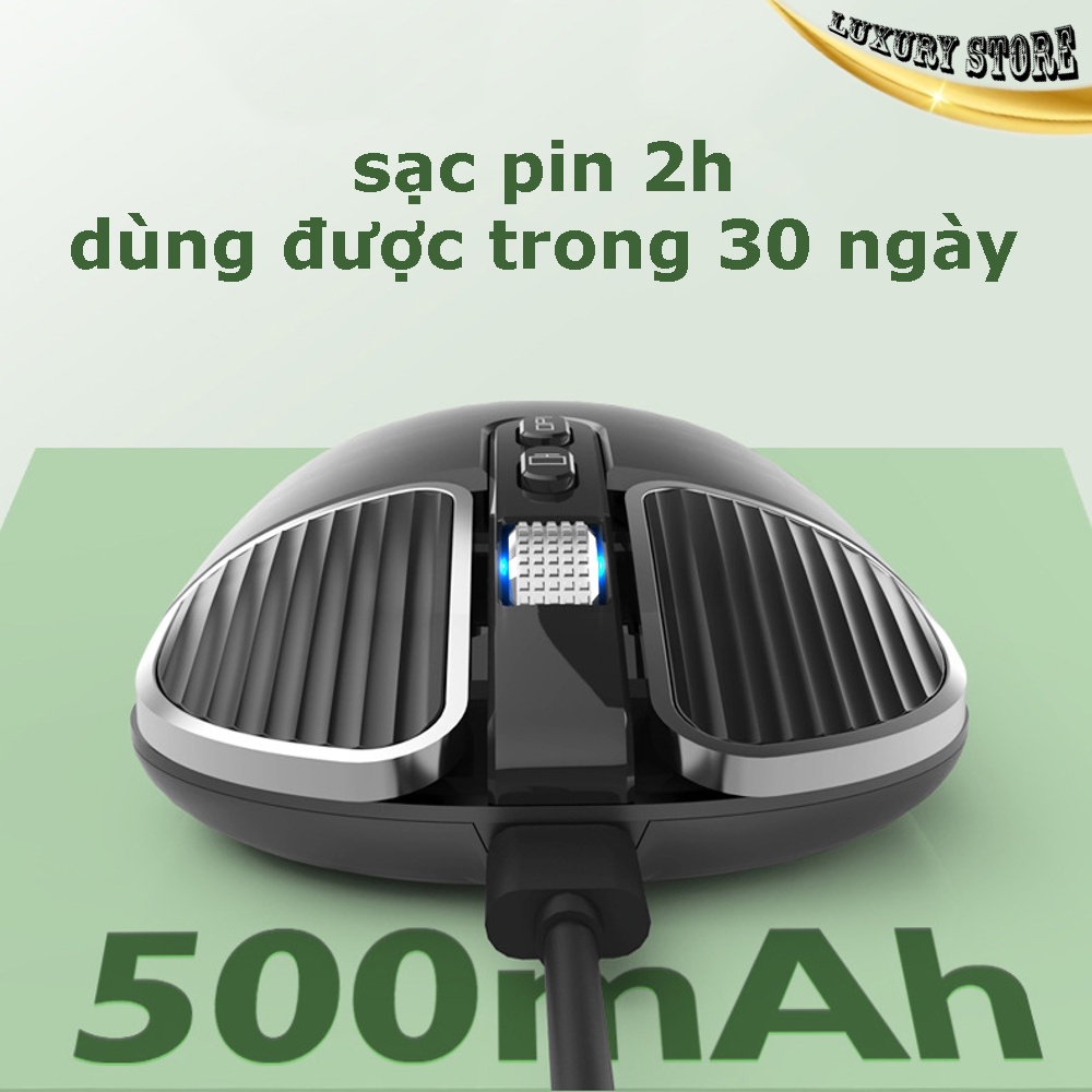 Chuột buletooh M203 pin sạc cao cấp tương thích nhiều thiết bị, model sang trọng