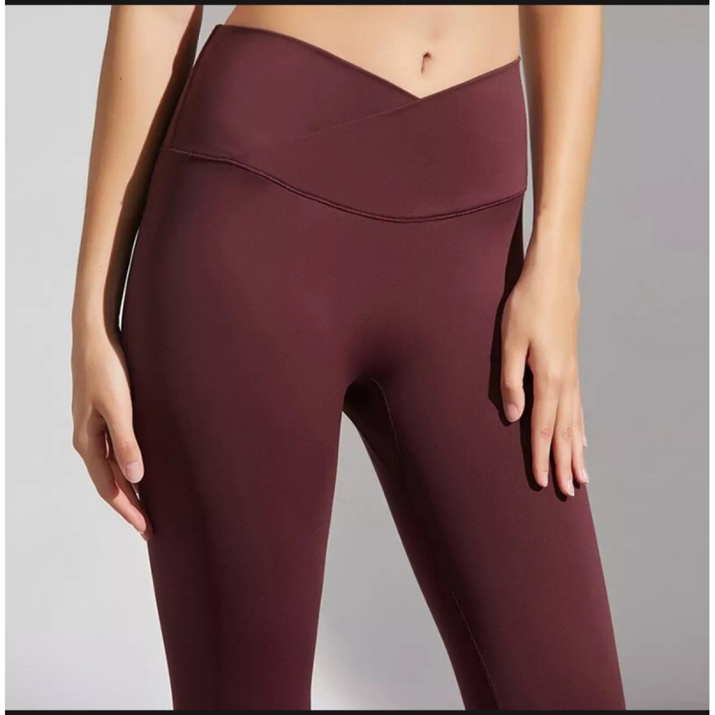 Quần Chéo Eo Tập Thể Thao, Yoga, Gym