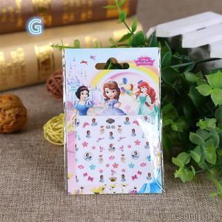 ☀ sunny ღ Tờ sticker trang trí móng kiểu hoạt hình dễ thương