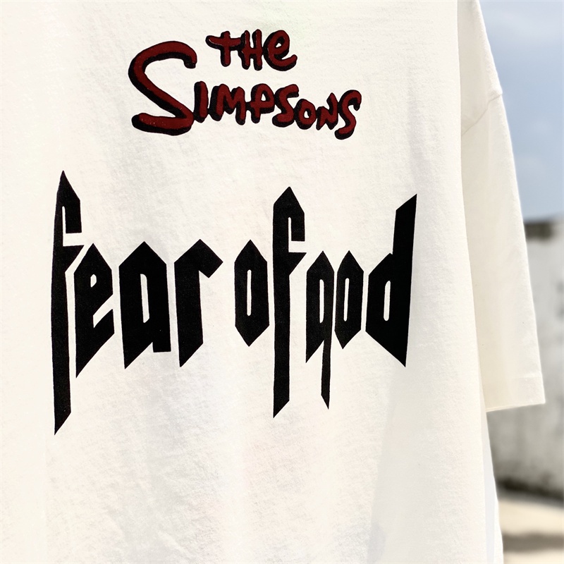 Áo Thun Tay Ngắn In Hình Simpson Thời Trang Cho Nam