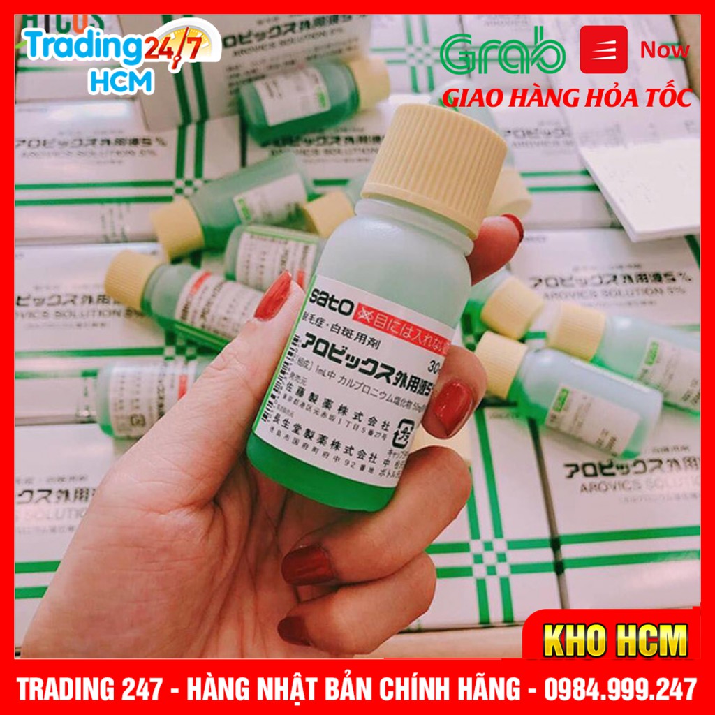 [Hỏa tốc HCM] Tinh chất kích thích mọc tóc Sato Arovics Solutions 30ml nội địa Nhật bản