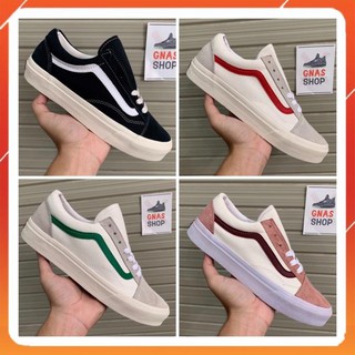 Vans style 36 [ lót da - gót originaI ] Giày thể thao nam nữ đi học đẹp