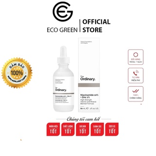 [COMBO] Serum The Ordinary Niacinamide 10% 30ml + Hyaluronic Acid 2% + B5 30ml - Ecogreenofficial