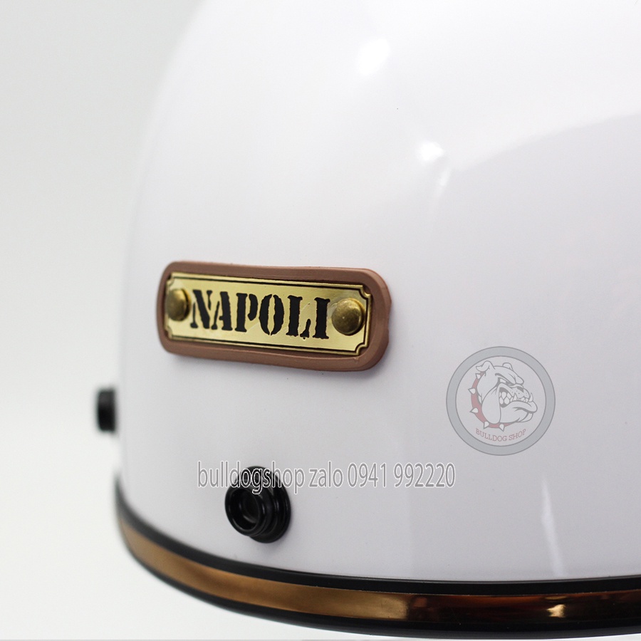 Mũ Bảo Hiểm 1/2 Đầu Haley Napoli N120 Nhiều Màu - Bulldogshop