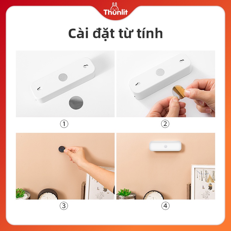 Đèn ngủ Thunlit cảm biến chuyển động 1250mah